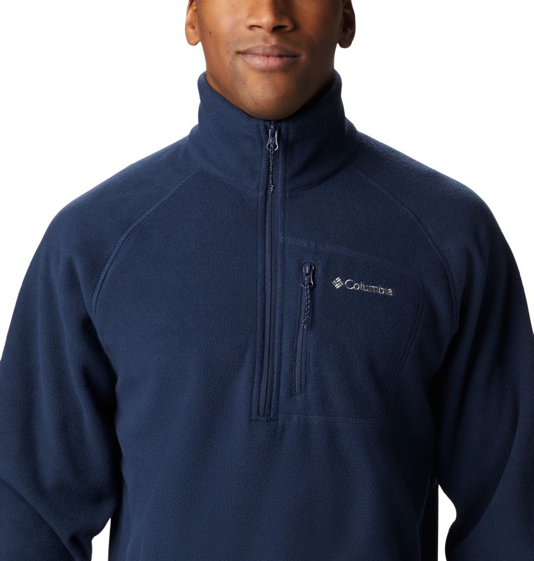 Men's Fast Trek III Half Zip Fleece Pullover - Tall, Color: Collegiate Navy, image 4
