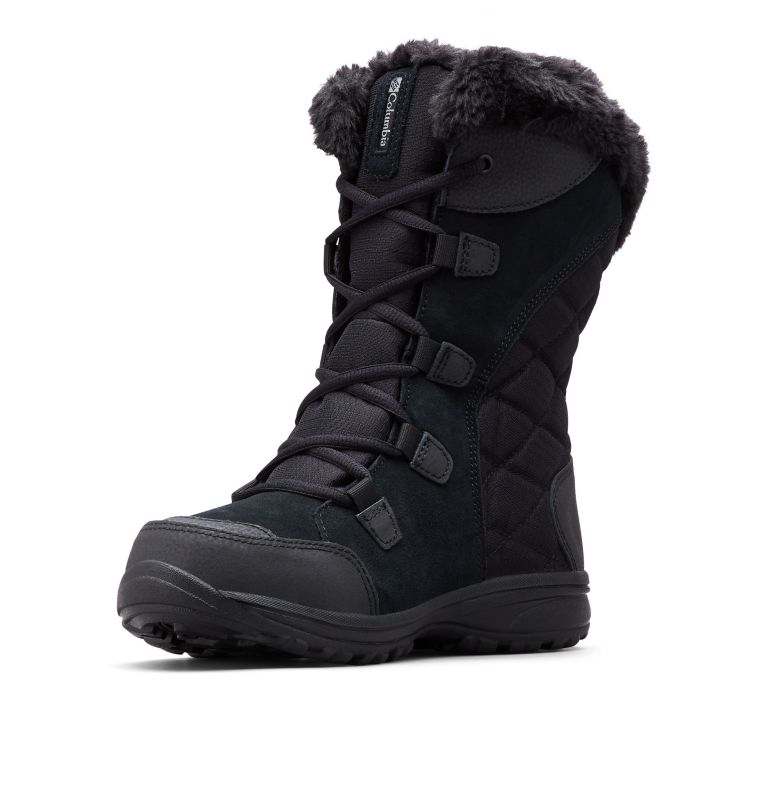 Women’s Ice Maiden II Boot - Wide, Color: Black, Columbia Grey, image 6