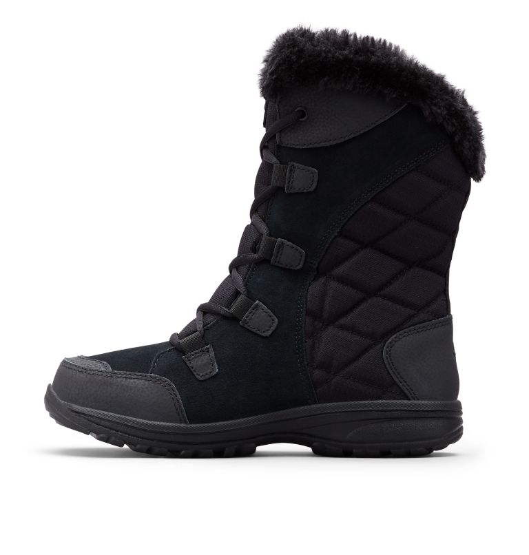 Women’s Ice Maiden II Boot - Wide, Color: Black, Columbia Grey
