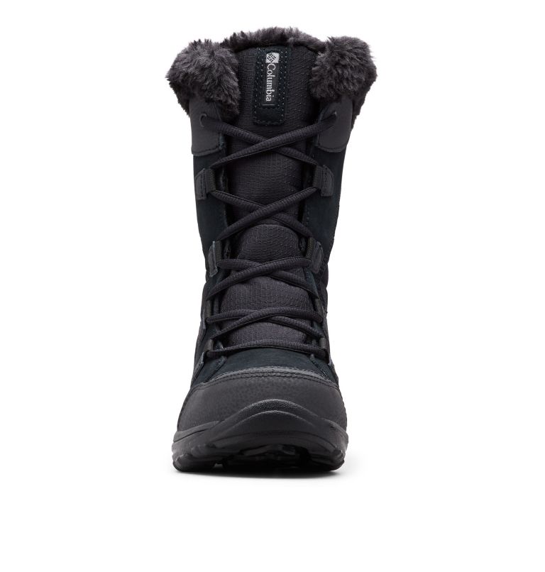 Women’s Ice Maiden II Boot - Wide, Color: Black, Columbia Grey