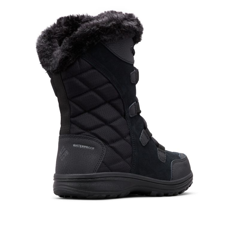 Women's Ice Maiden II Boot - Wide, Color: Black, Columbia Grey, image 9