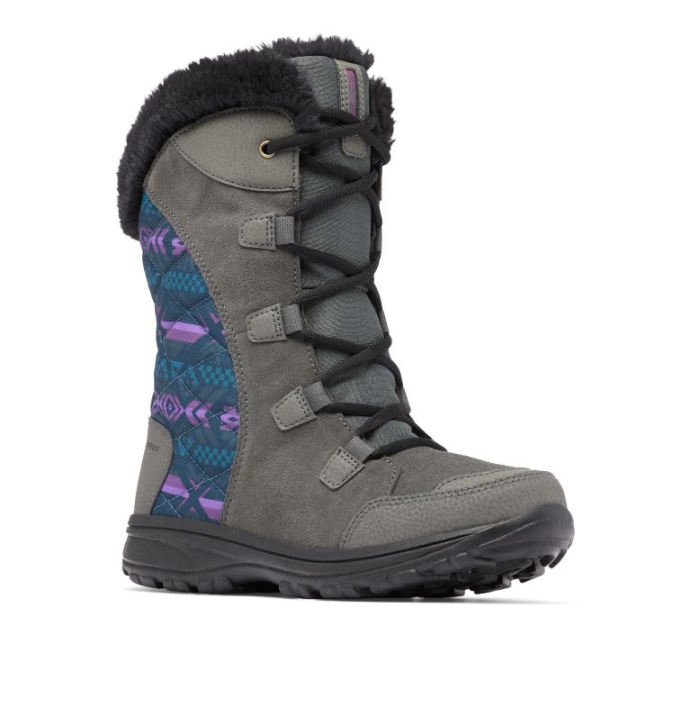 Thumbnail: Women’s Ice Maiden II Boot - Wide, Color: Grill, Dark Lavender, image 2