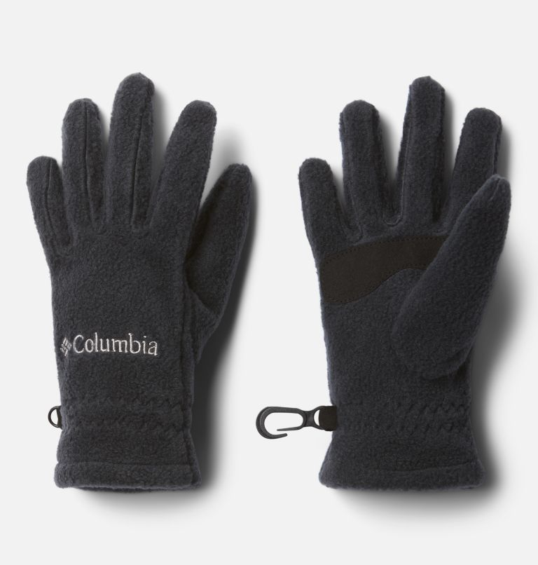 Thumbnail: Kids' Fast Trek Fleece Gloves, Color: Black, image 1