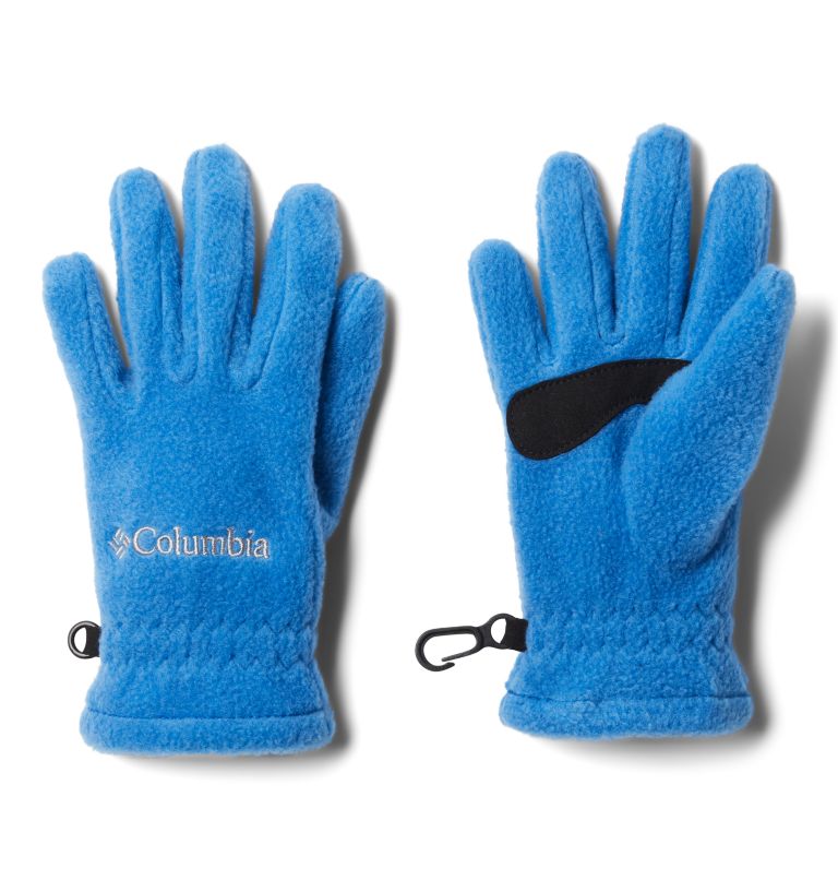 Kids' Fast Trek Fleece Gloves, Color: Bright Indigo, image 1