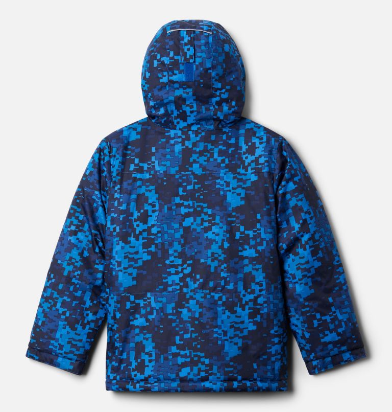 Boys’ Lightning Lift Jacket, Color: Bright Indigo Weave Print, image 2