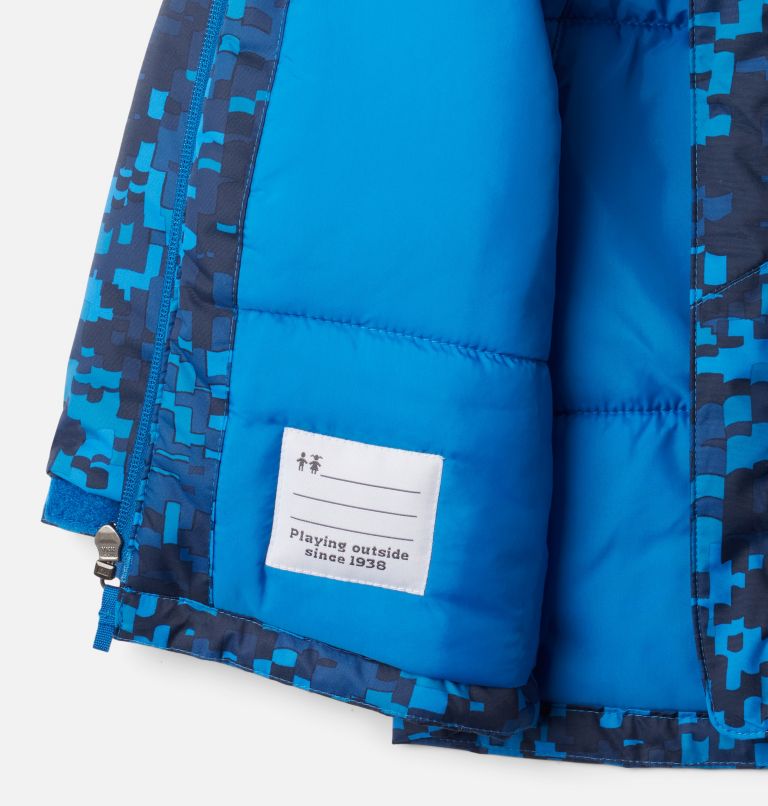 Boys’ Toddler Lightning Lift Jacket, Color: Bright Indigo Weave Print, image 3