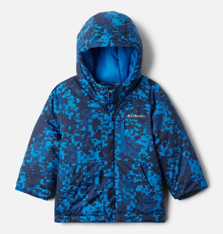 Boys’ Toddler Lightning Lift Jacket, Color: Bright Indigo Weave Print, image 1