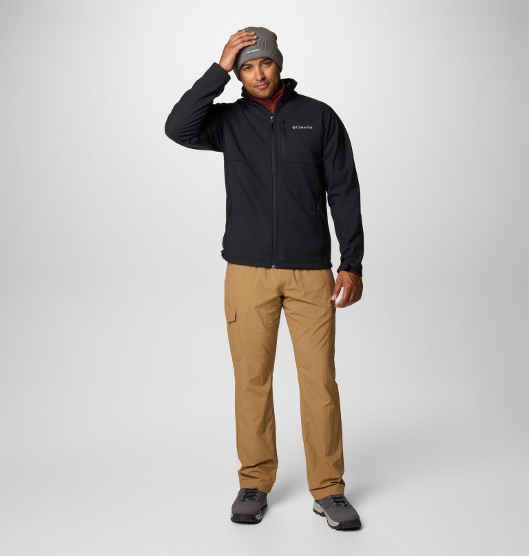 Men's Ascender Softshell Jacket, Color: Black, image 3