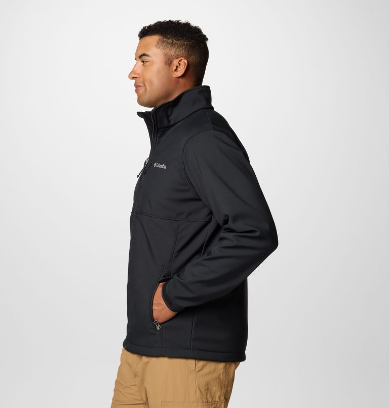 Men's Ascender Softshell Jacket, Color: Black, image 4