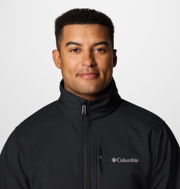 Men's Ascender Softshell Jacket, Color: Black, image 5