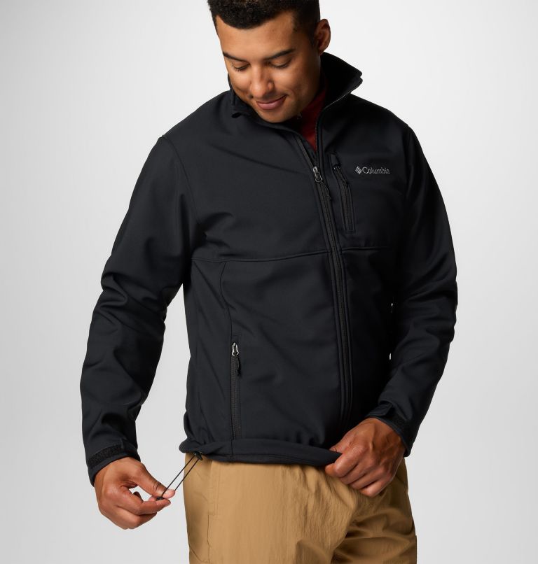 Men's Ascender Softshell Jacket, Color: Black, image 6