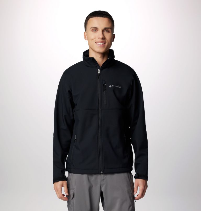 Corporate Columbia Men's Black Ascender Soft Shell Jacket