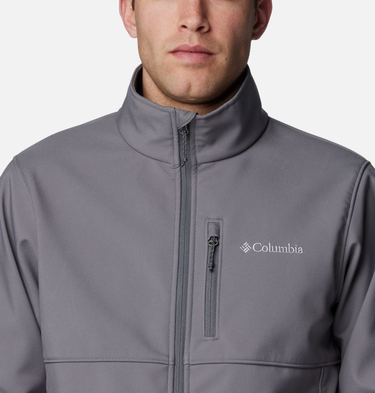 Men's Ascender Softshell Jacket, Color: City Grey, image 4