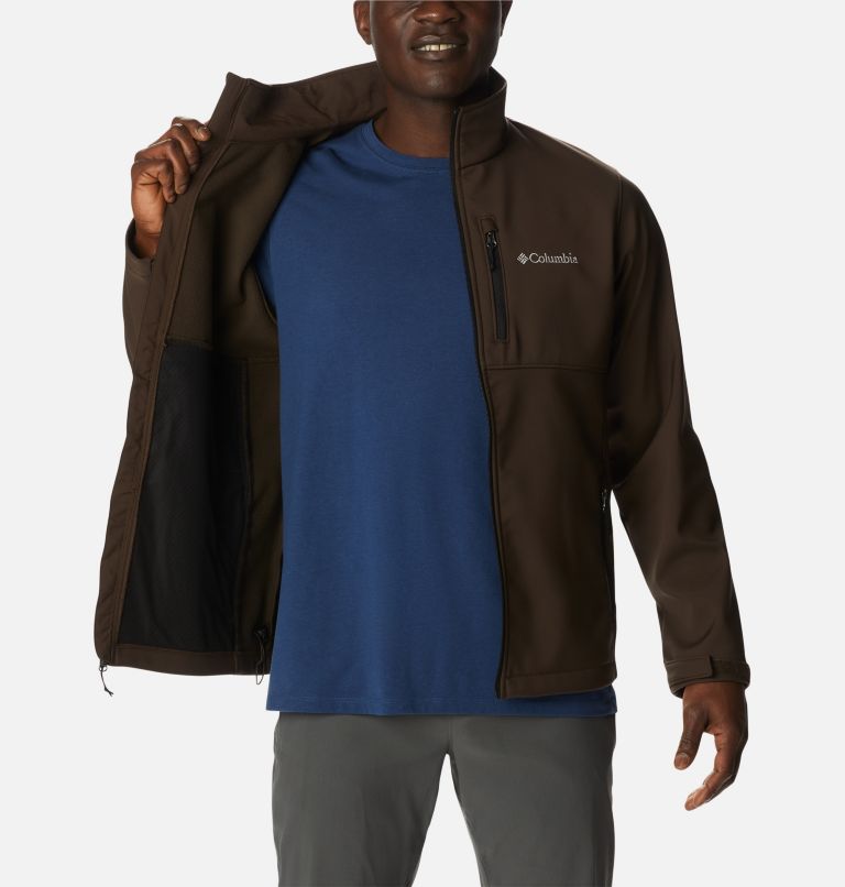 Thumbnail: Men’s Ascender Softshell Jacket, Color: Cordovan, image 5