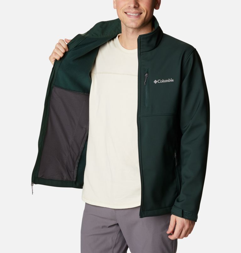 Thumbnail: Men’s Ascender Softshell Jacket - Tall, Color: Spruce, image 5