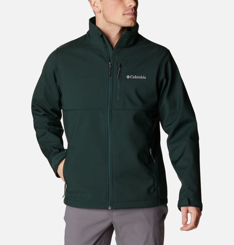 Men’s Ascender Softshell Jacket, Color: Spruce, image 1