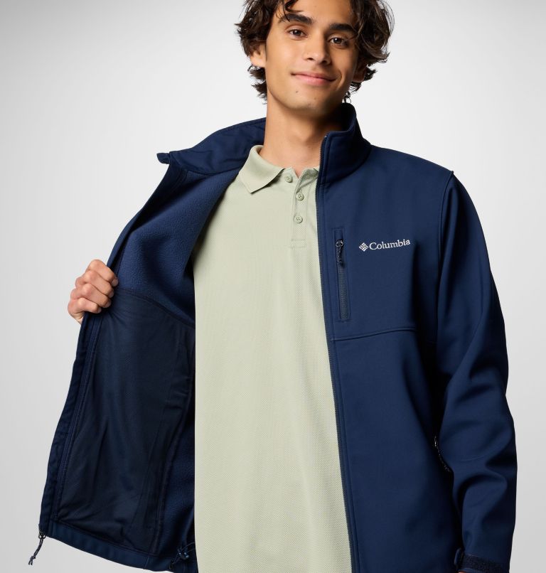 Men's Ascender Softshell Jacket, Color: Collegiate Navy, image 6