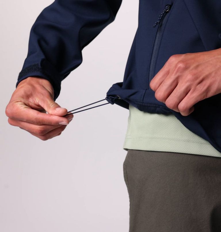 Men's Ascender Softshell Jacket, Color: Collegiate Navy