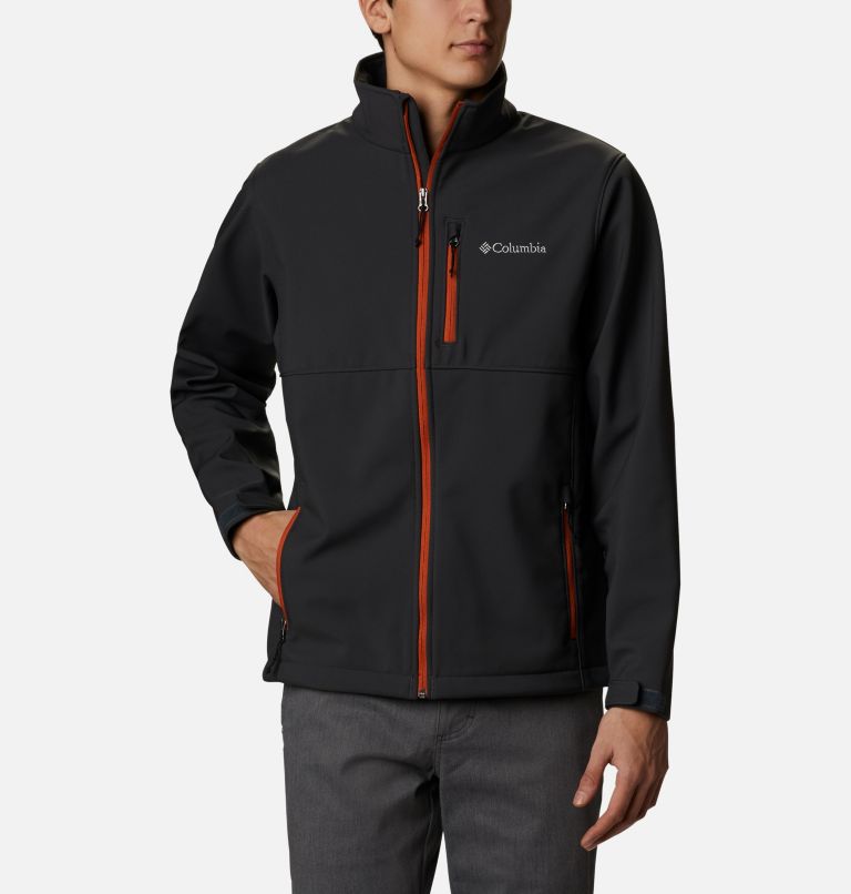 Columbia men's ascender deals softshell jacket black