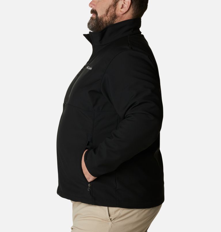 Men’s Ascender Softshell Jacket - Big, Color: Black, image 3