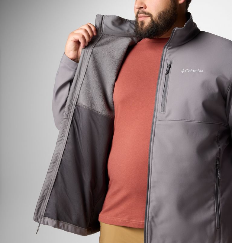 Ascender Softshell Jacket - Extended Size, Color: City Grey, image 6
