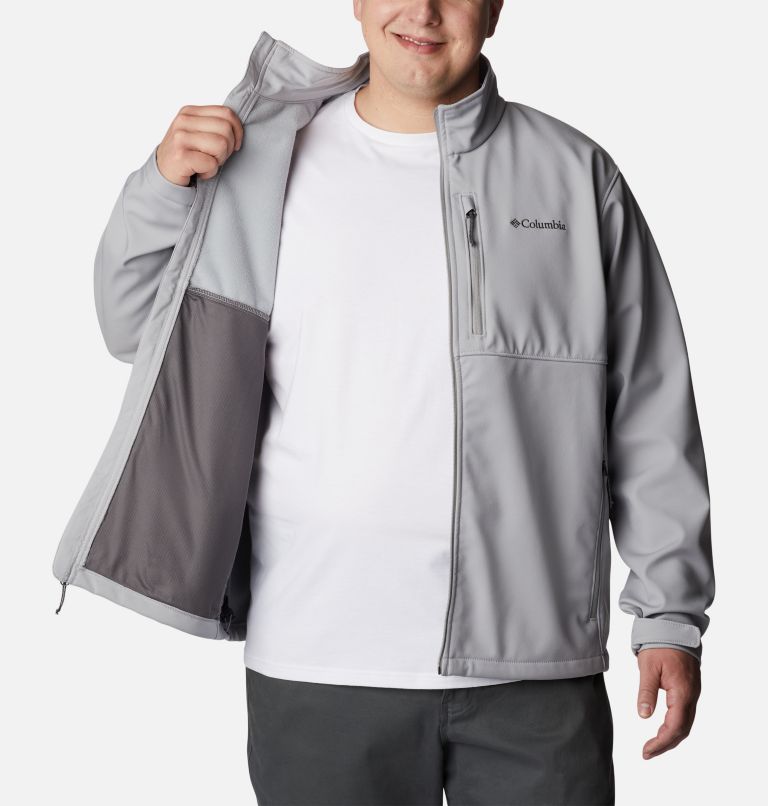 Thumbnail: Men’s Ascender Softshell Jacket - Big, Color: Columbia Grey, image 5