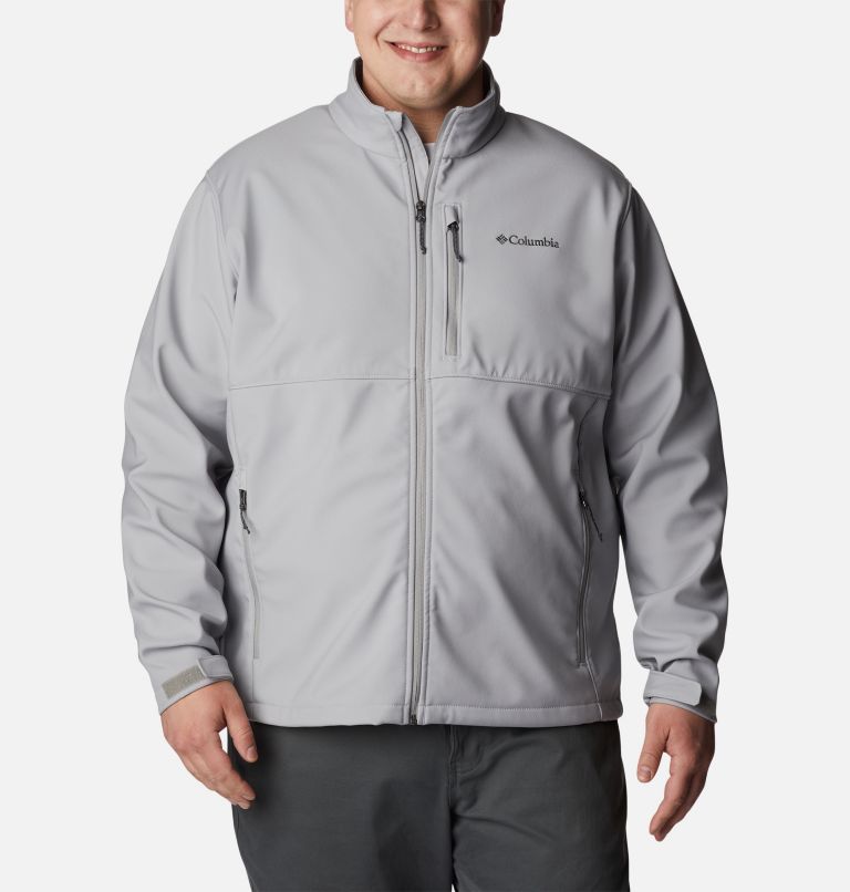 Thumbnail: Men’s Ascender Softshell Jacket - Big, Color: Columbia Grey, image 1