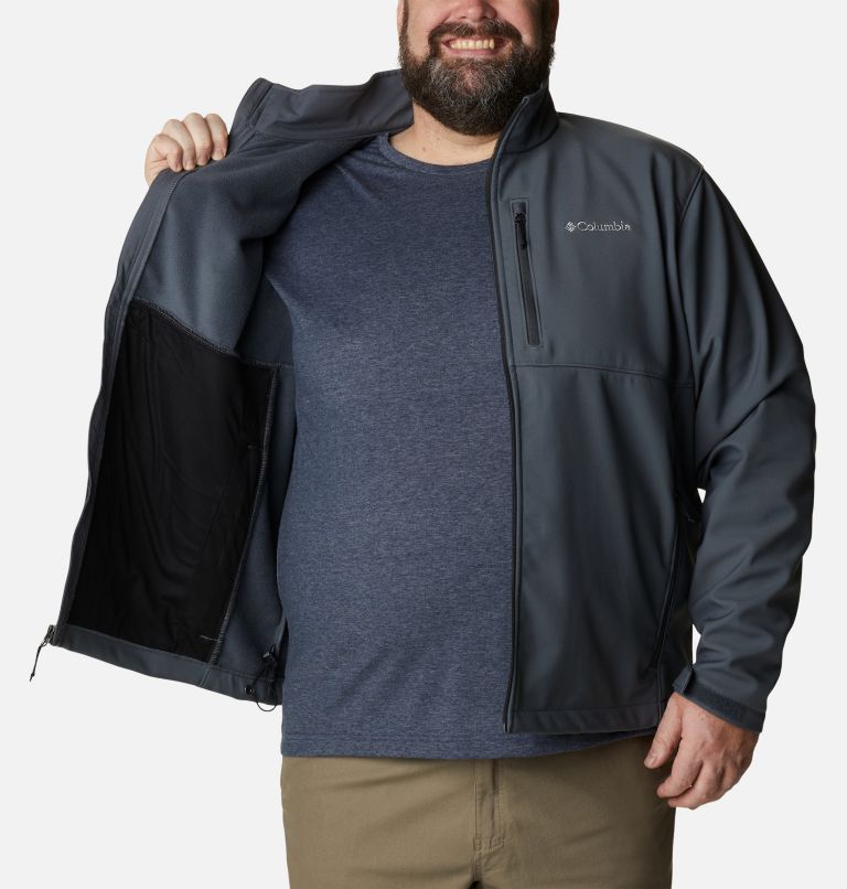 Columbia Men's Cruiser Valley Softshell Jacket, Black, Small at   Men's Clothing store