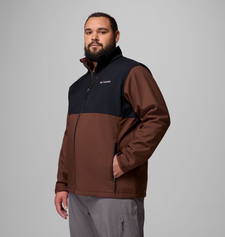 Men's Ascender Softshell Jacket - Big, Color: Tobacco, Black, image 4