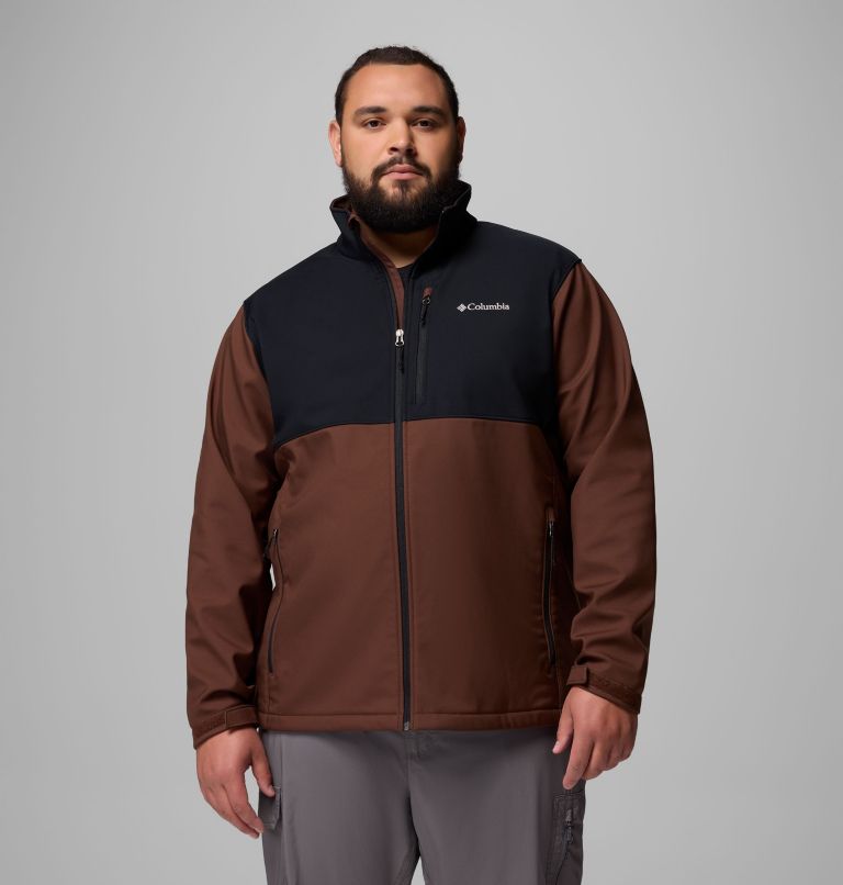 Men's Ascender Softshell Jacket - Big, Color: Tobacco, Black, image 1