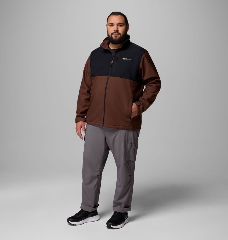 Men's Ascender Softshell Jacket - Big, Color: Tobacco, Black, image 2