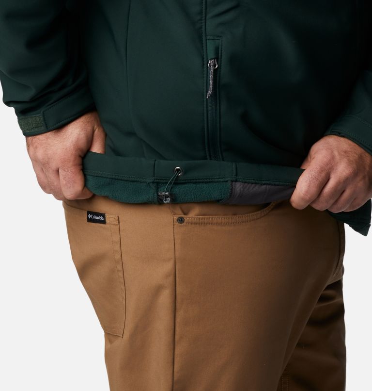 Thumbnail: Men’s Ascender Softshell Jacket - Big, Color: Spruce, image 6