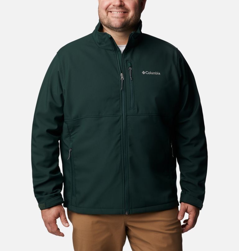 Thumbnail: Men’s Ascender Softshell Jacket - Big, Color: Spruce, image 1