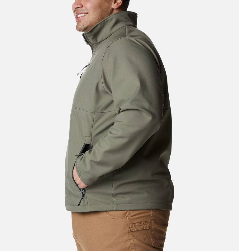 Men’s Ascender Softshell Jacket - Big, Color: Stone Green