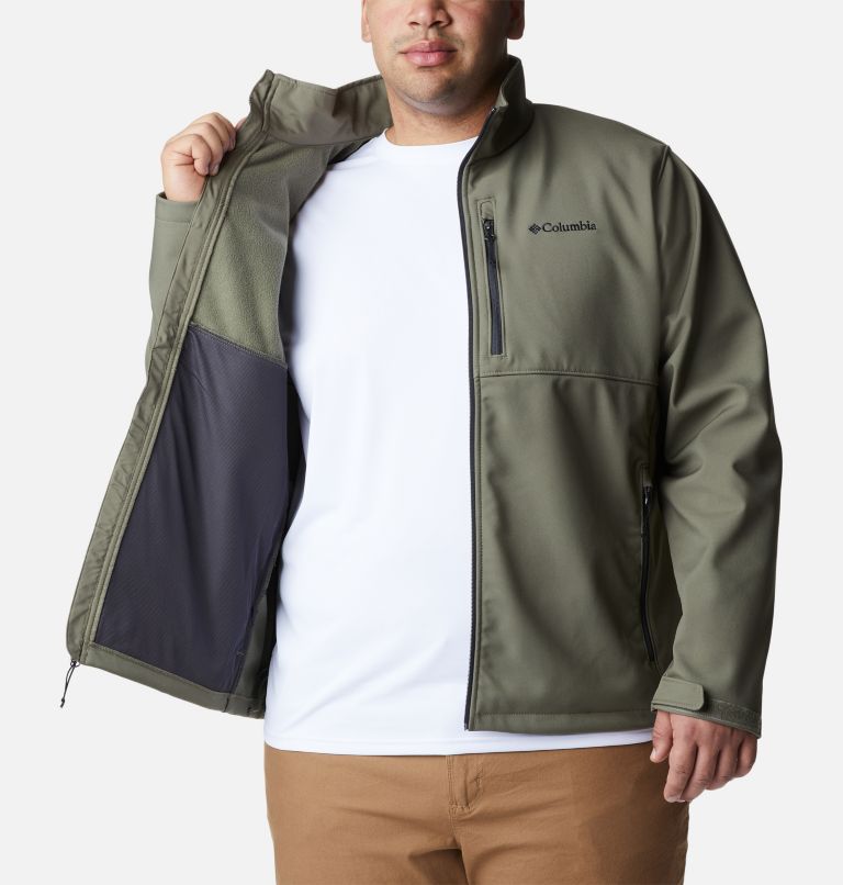 Men’s Ascender Softshell Jacket - Big, Color: Stone Green, image 5