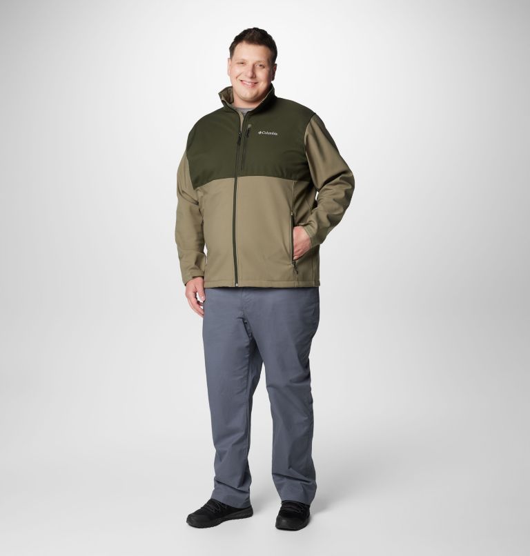 Men's Ascender Softshell Jacket - Big, Color: Stone Green, Greenscape, image 3