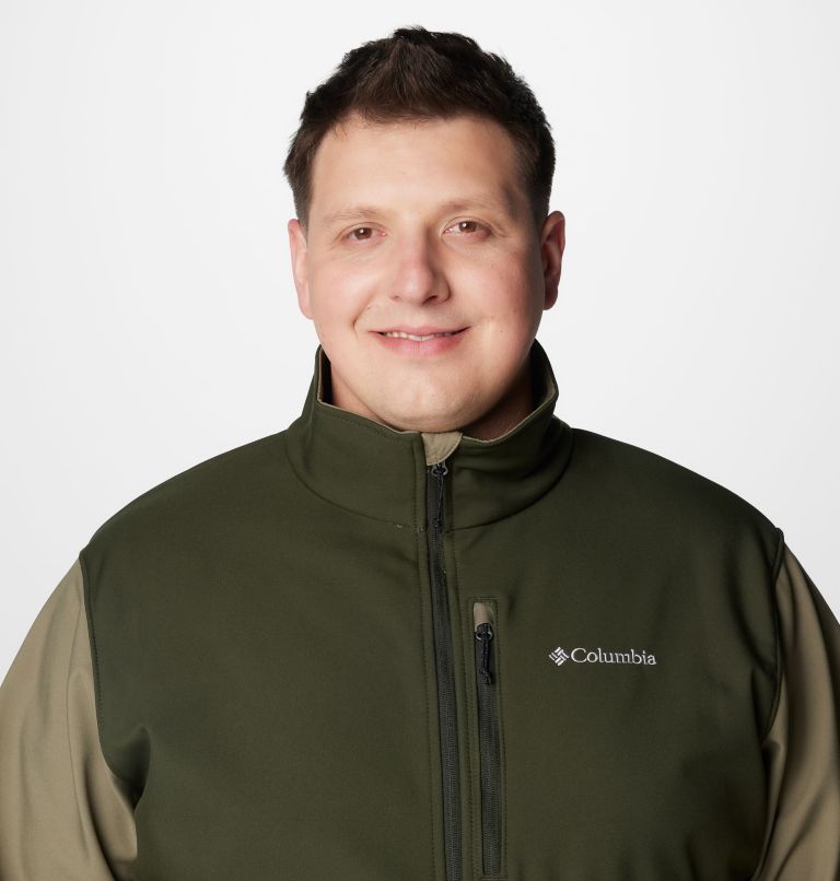 Men's Ascender Softshell Jacket - Big, Color: Stone Green, Greenscape, image 5