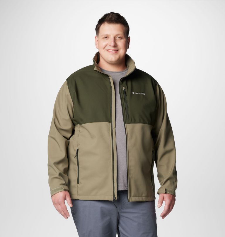 Men's Ascender Softshell Jacket - Big, Color: Stone Green, Greenscape, image 1