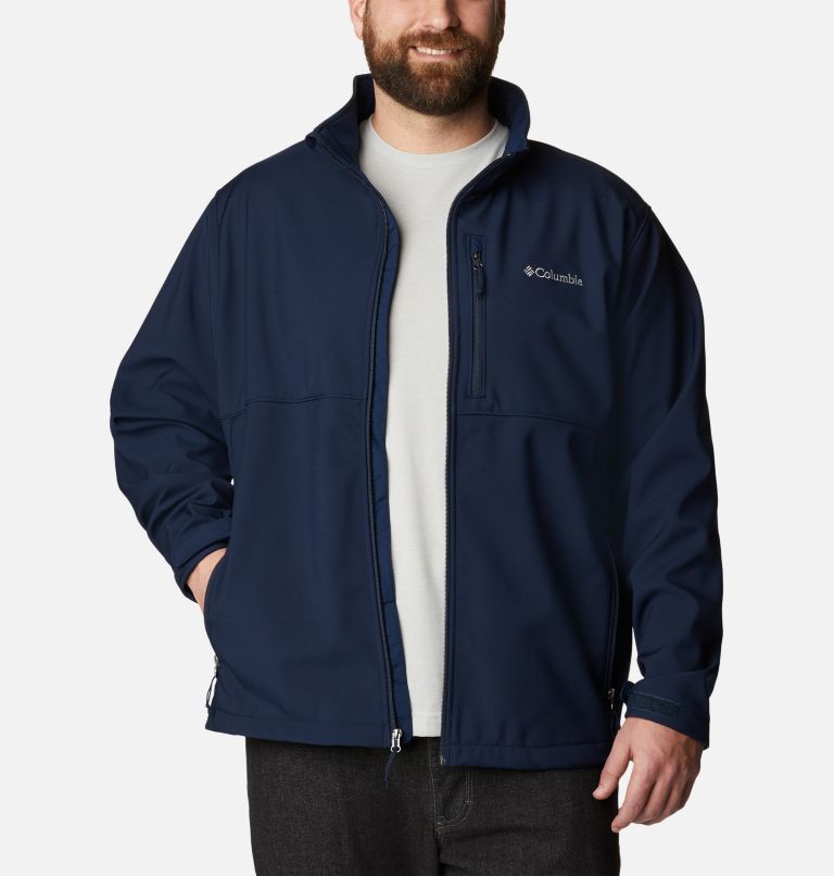 Thumbnail: Men’s Ascender Softshell Jacket - Big, Color: Collegiate Navy, image 7