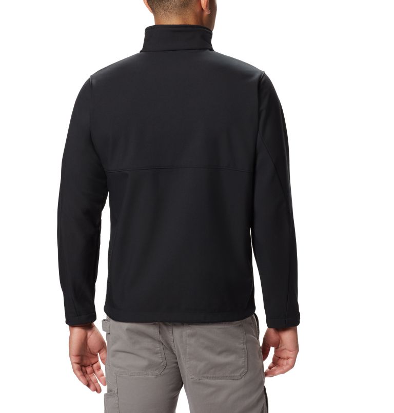Thumbnail: Men’s Ascender Softshell Jacket - Tall, Color: Black, image 2