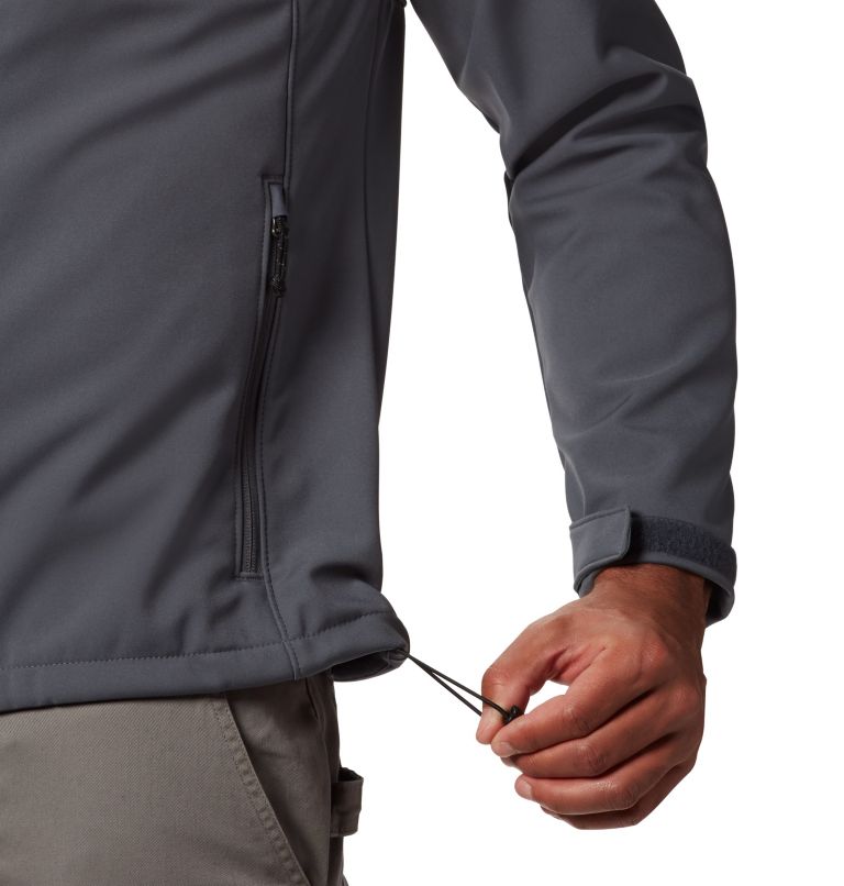 Men’s Ascender Softshell Jacket - Tall, Color: Graphite, image 3