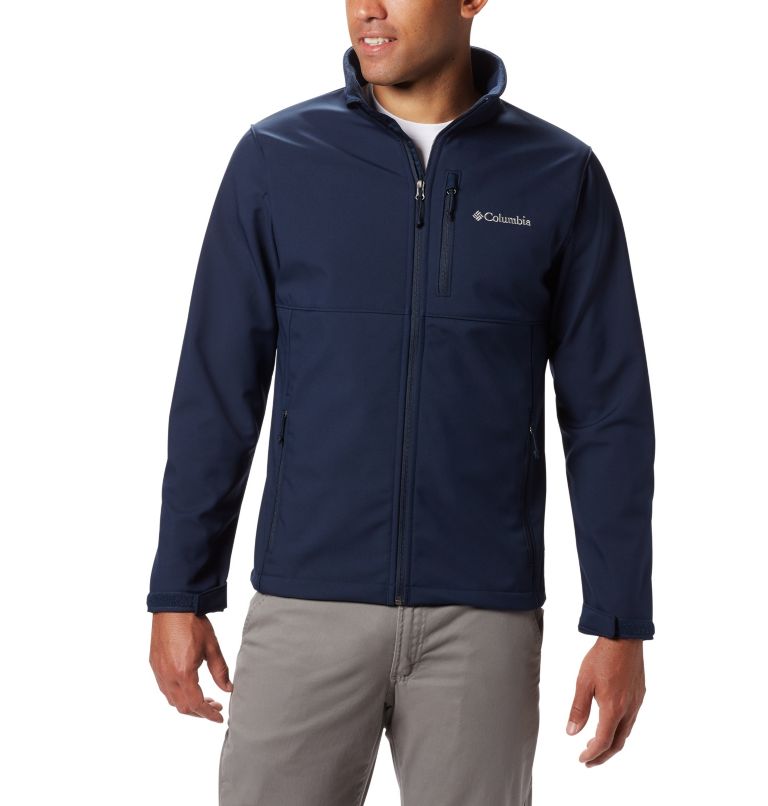 Thumbnail: Men’s Ascender Softshell Jacket - Tall, Color: Collegiate Navy, image 1