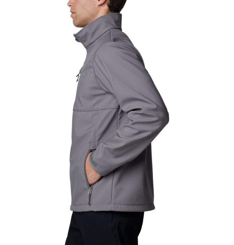 Giacca softshell da hiking Ascender da uomo, Color: City Grey, image 3