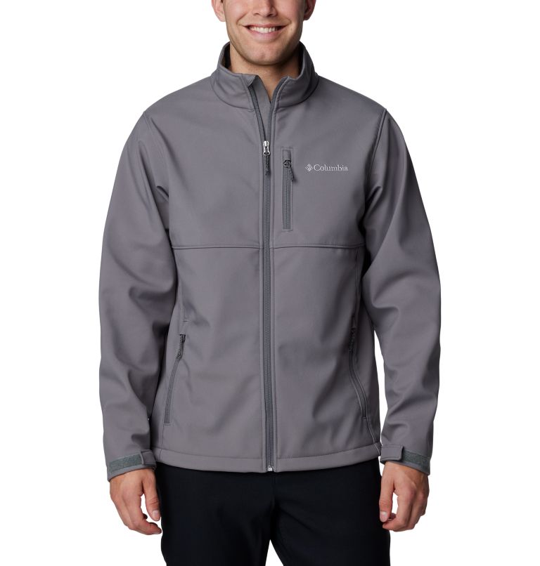 Giacca softshell da hiking Ascender da uomo, Color: City Grey, image 1