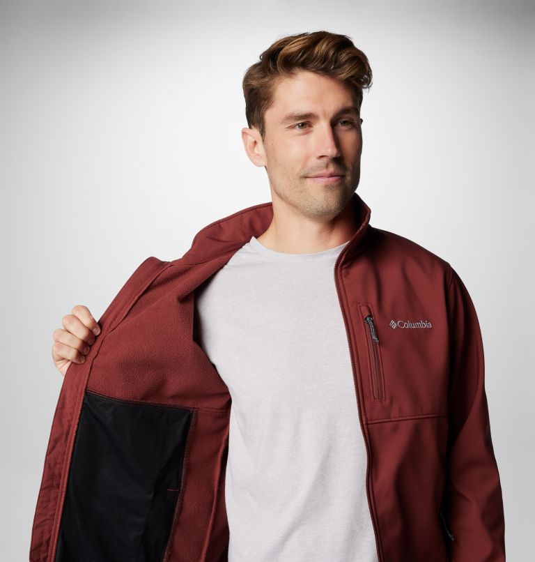 Chaqueta softshell de senderismo Ascender para hombre, Color: Spice, image 6