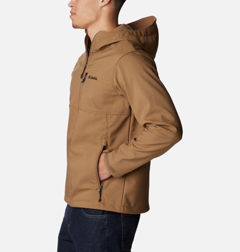 Thumbnail: Men's Ascender Hooded Softshell Jacket - Tall, Color: Delta, image 3