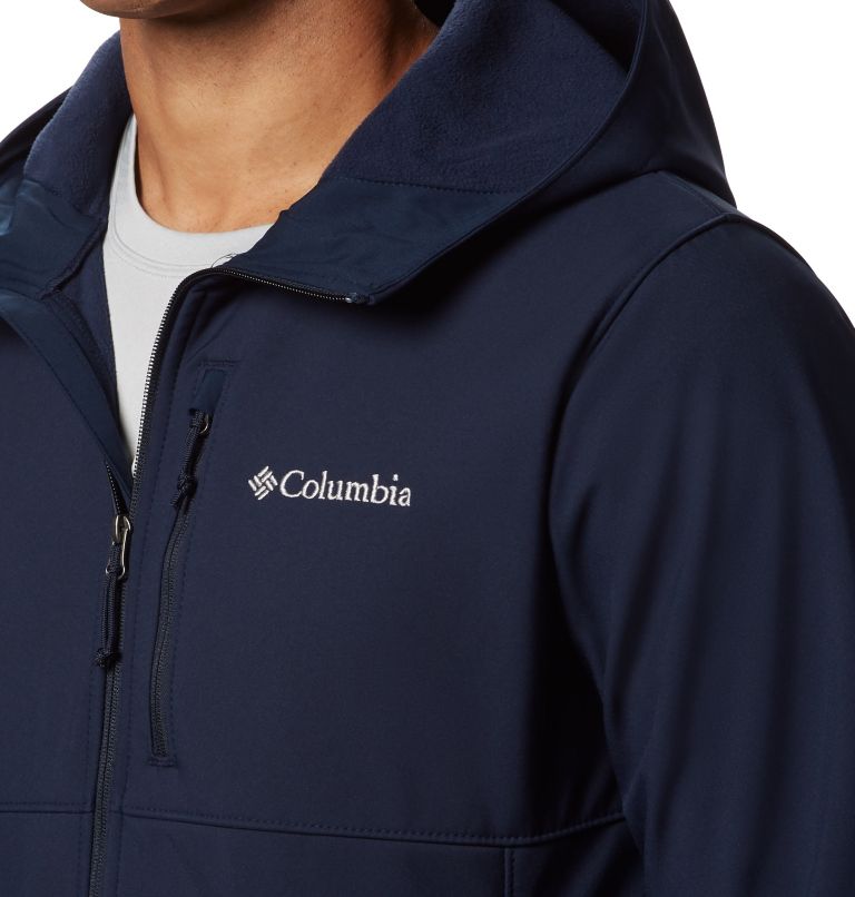Men’s Ascender Hooded Softshell Jacket, Color: Collegiate Navy, image 3