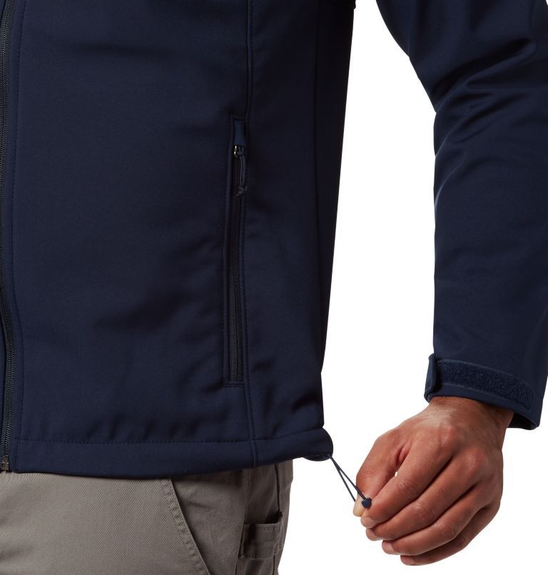 Men’s Ascender Hooded Softshell Jacket, Color: Collegiate Navy, image 4