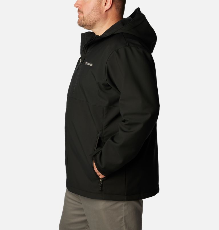 Men's Ascender Hooded Softshell Jacket - Big, Color: Black, image 3
