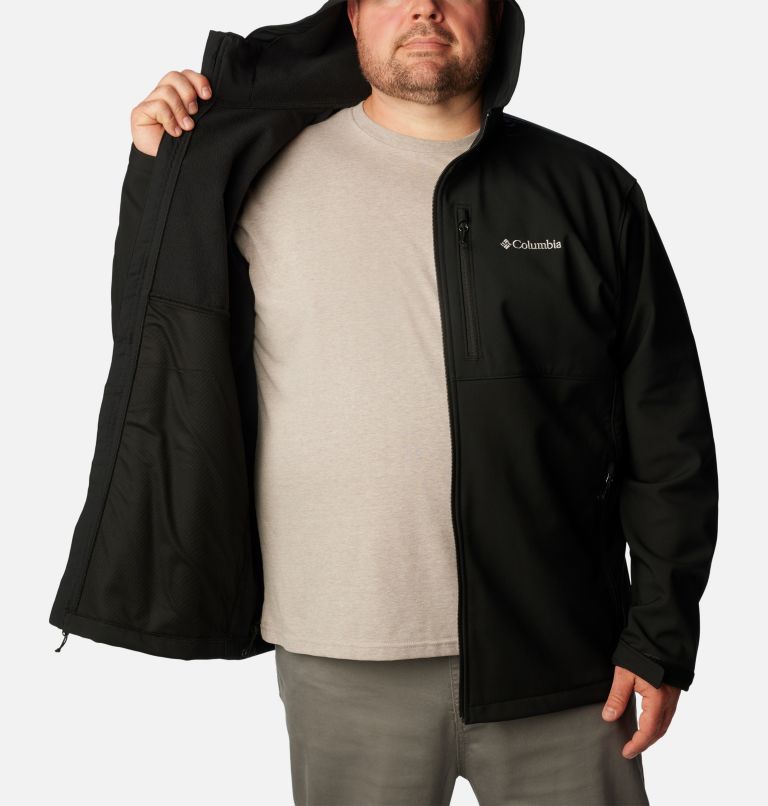 Men's Ascender Hooded Softshell Jacket - Big, Color: Black, image 5